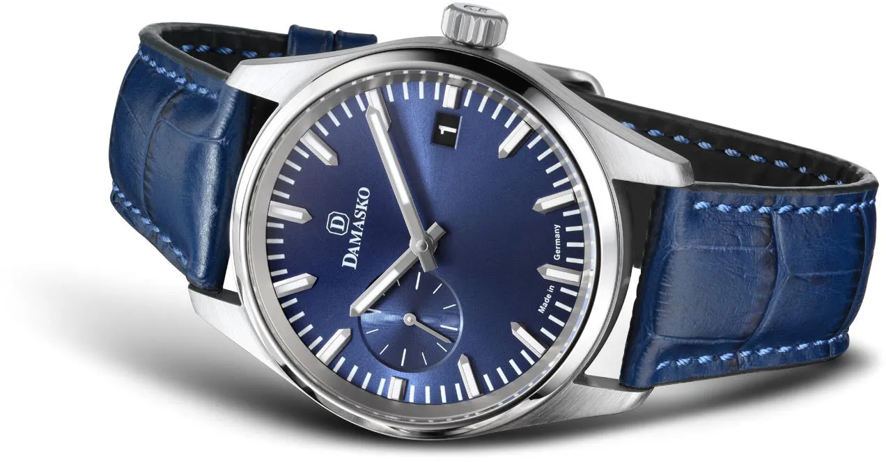 Damasko Watch DK 105 Blue Alligator