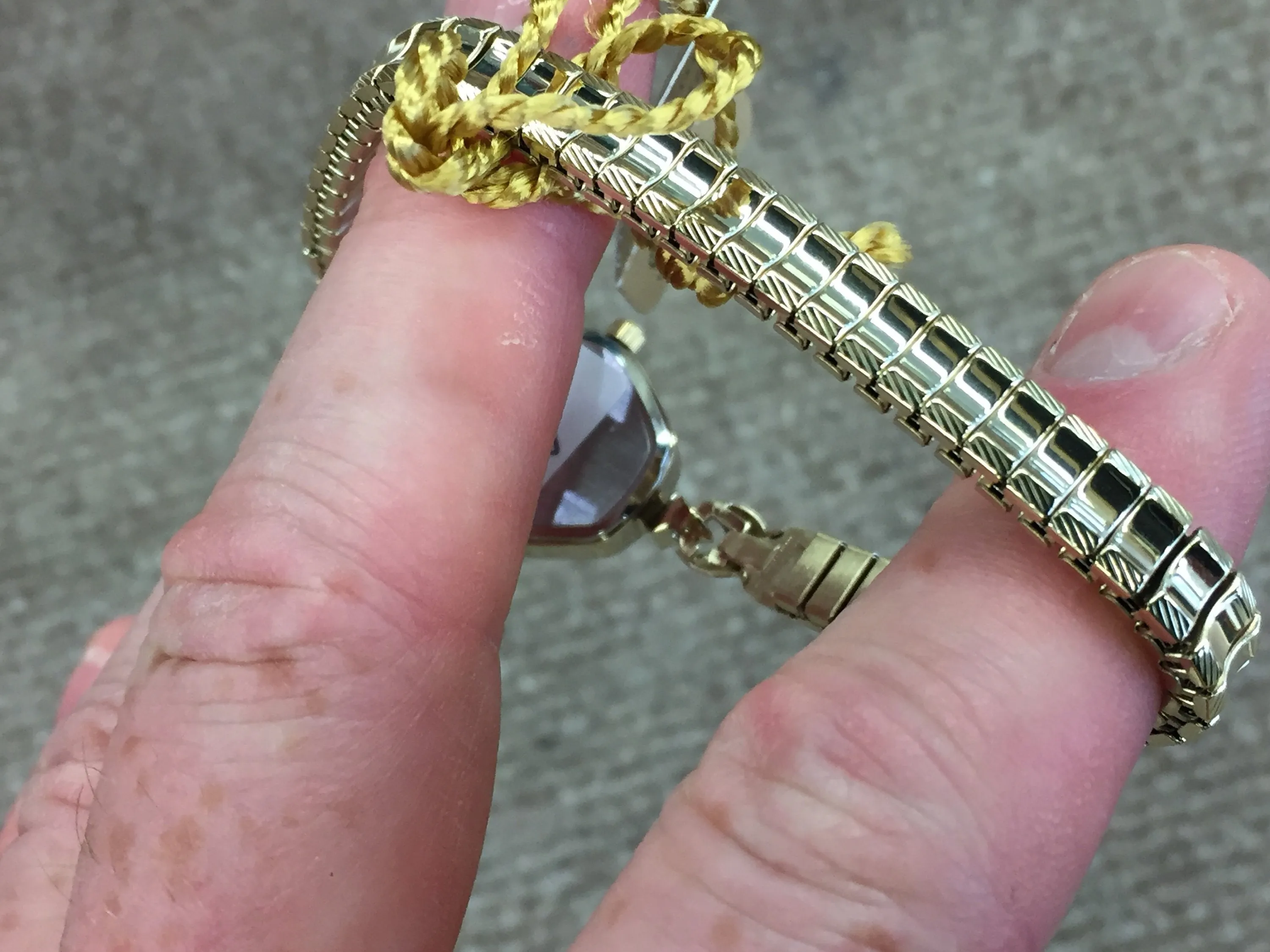 DeGrandpre Jewelers Women's Gold Tone Expansion Watch