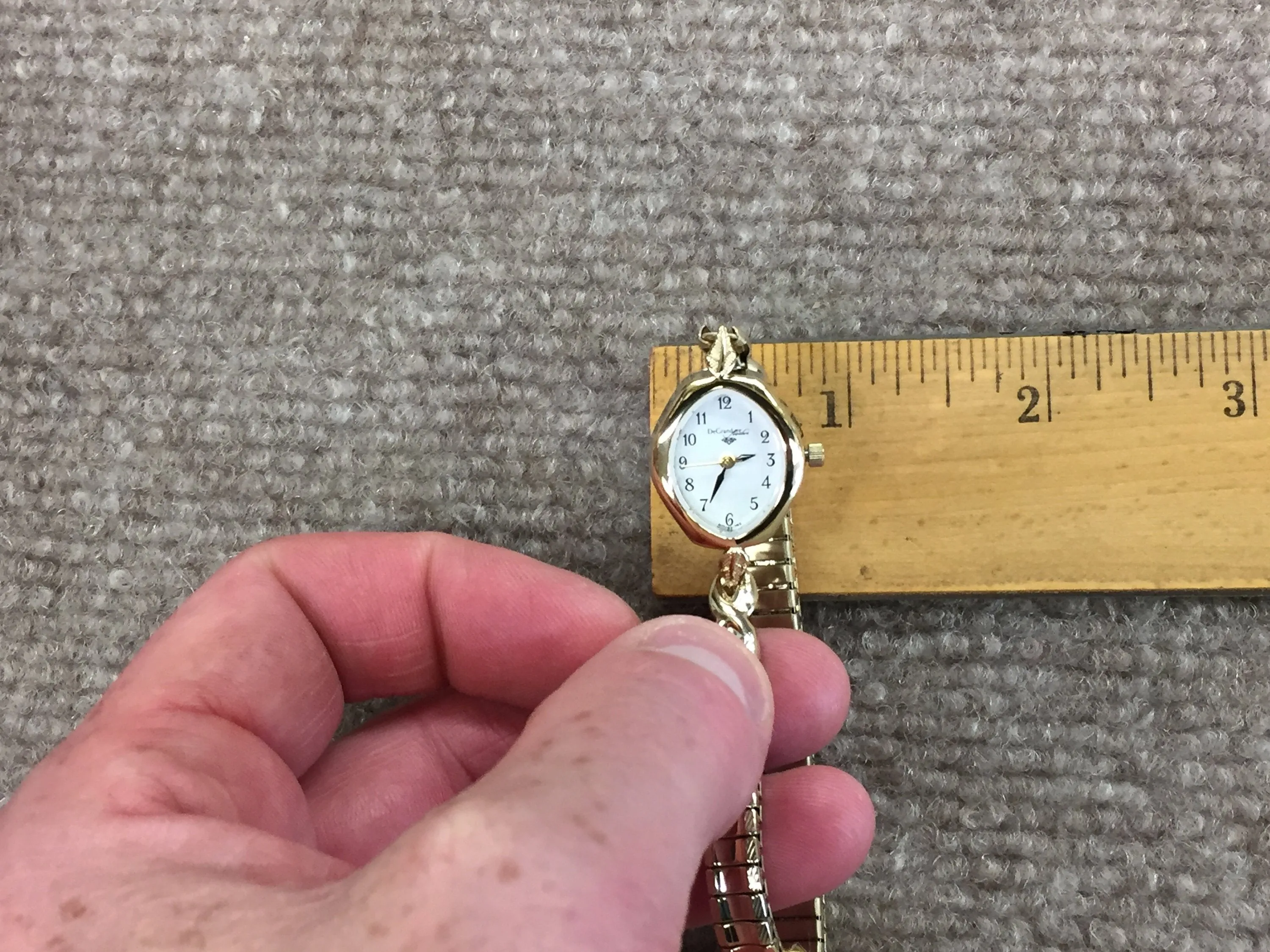 DeGrandpre Jewelers Women's Gold Tone Expansion Watch