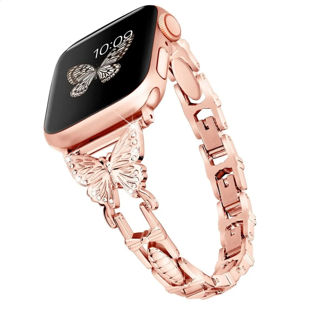 Diamond Butterfly Bracelet Strap for Apple Watch