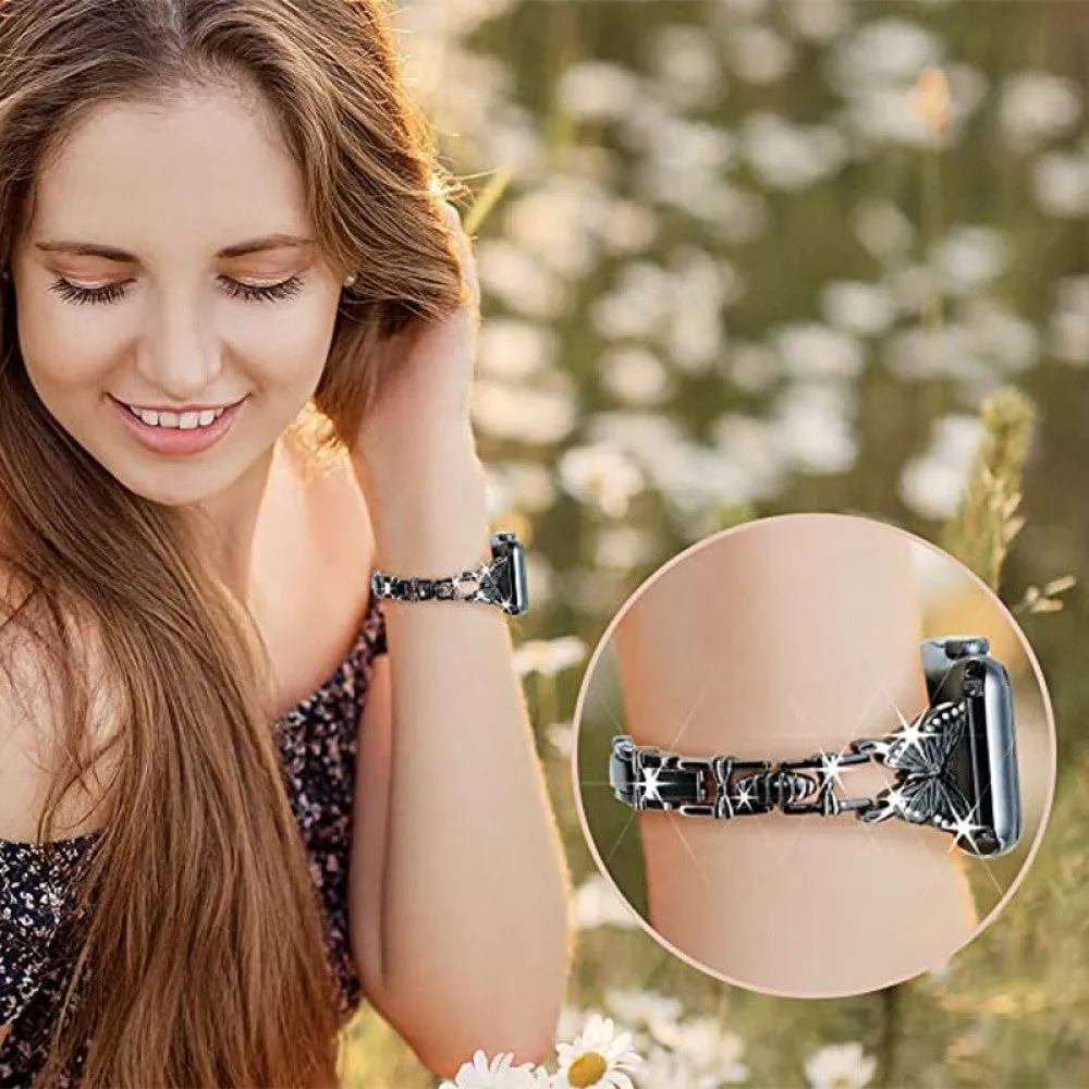 Diamond Butterfly Bracelet Strap for Apple Watch