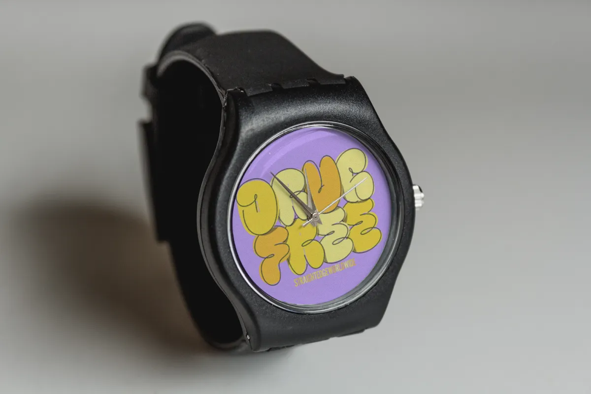Drug Free Bubble Watch