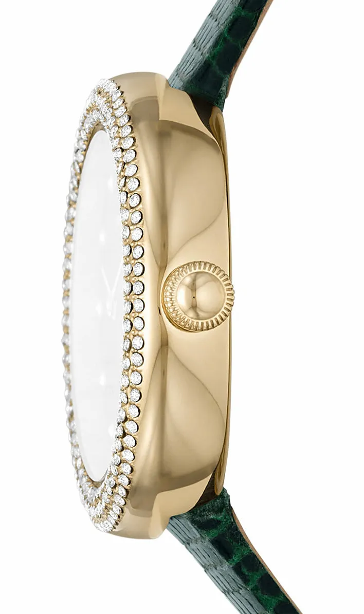 EA Watch Two Hand Green Ladies