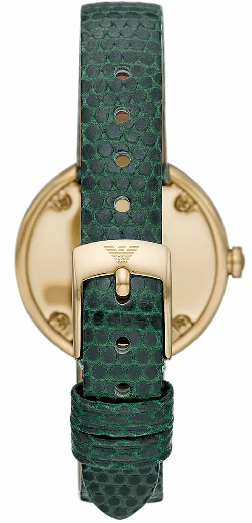 EA Watch Two Hand Green Ladies