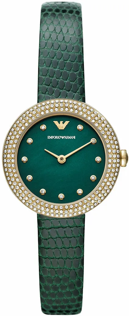EA Watch Two Hand Green Ladies
