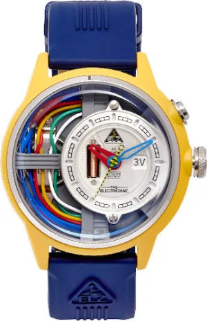 ELEC Watch Nylon Cable Z 42mm Blue Rubber