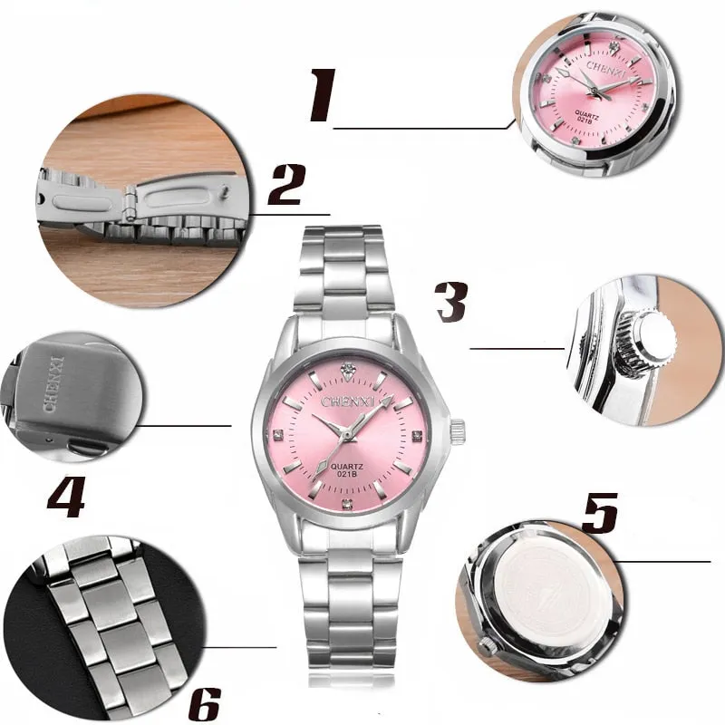 Elegant Lady Rhinestone Fashion Watch Women Quartz Watch Women's Wrist watches Female Dress Clock
