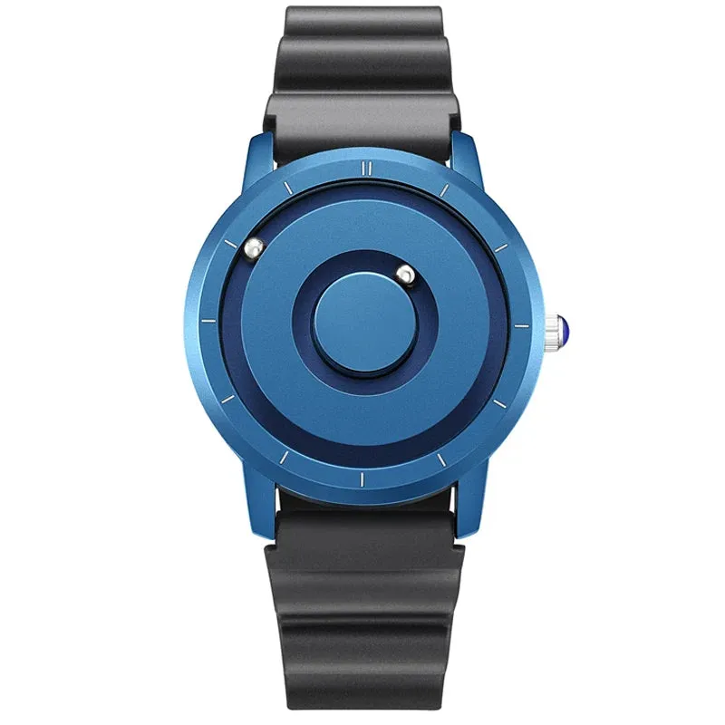 EUTOUR New Innovative Men Watch Black Brown Magnetic Metal Multifunctional Watch Men's Fashion Sports Quartz Watch Men's Watches