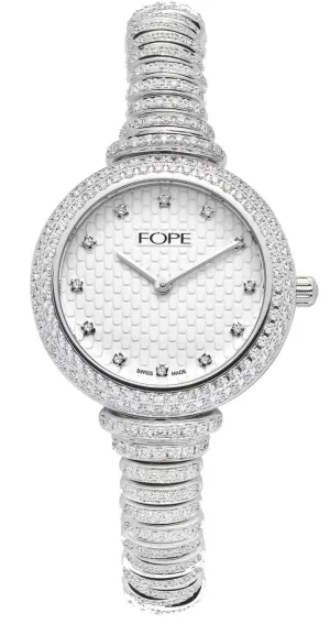 Fope Flex'It White Gold Diamonds Medium 14.5cm
