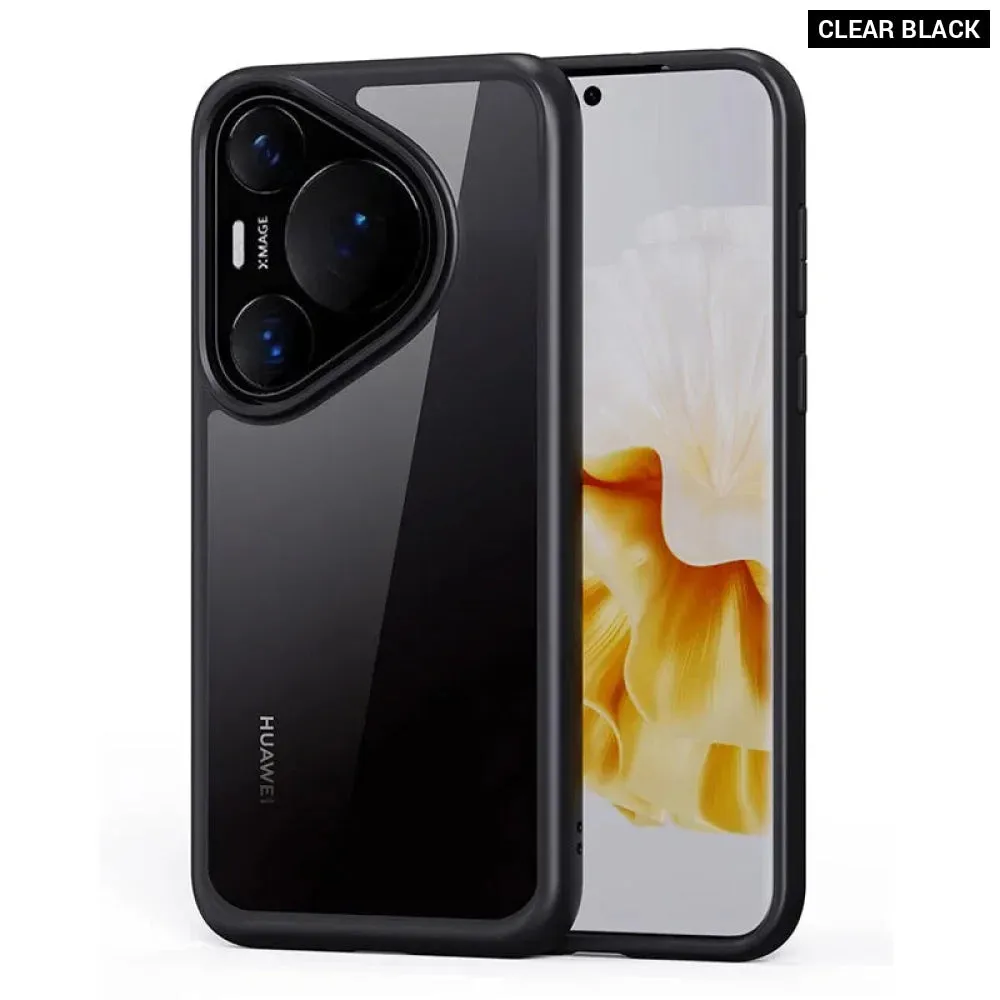 For Huawei Pura 70 Pro/ Pura 70 Ultra Style Shockproof Protective Clear Matte Slim Back Phone Case