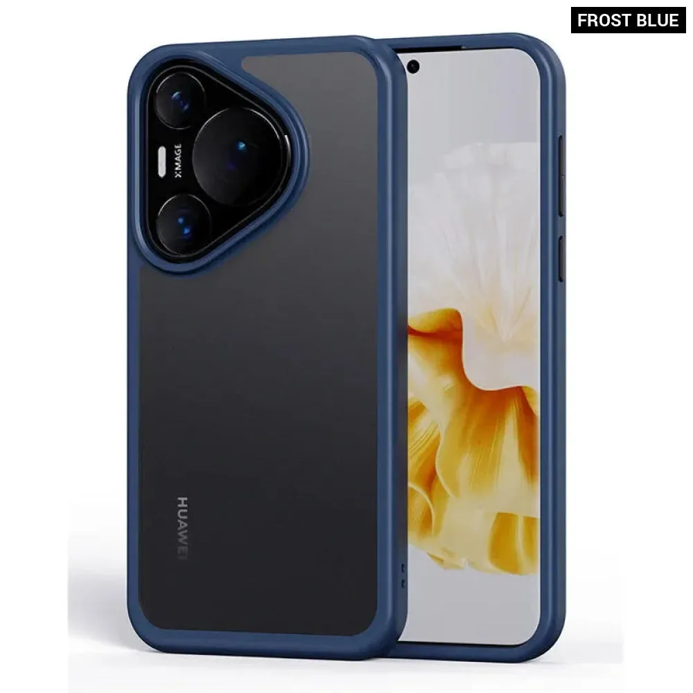For Huawei Pura 70 Pro/ Pura 70 Ultra Style Shockproof Protective Clear Matte Slim Back Phone Case