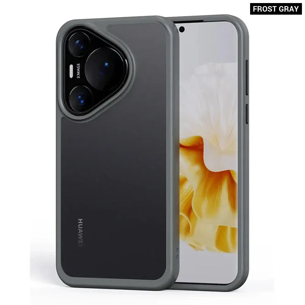 For Huawei Pura 70 Pro/ Pura 70 Ultra Style Shockproof Protective Clear Matte Slim Back Phone Case