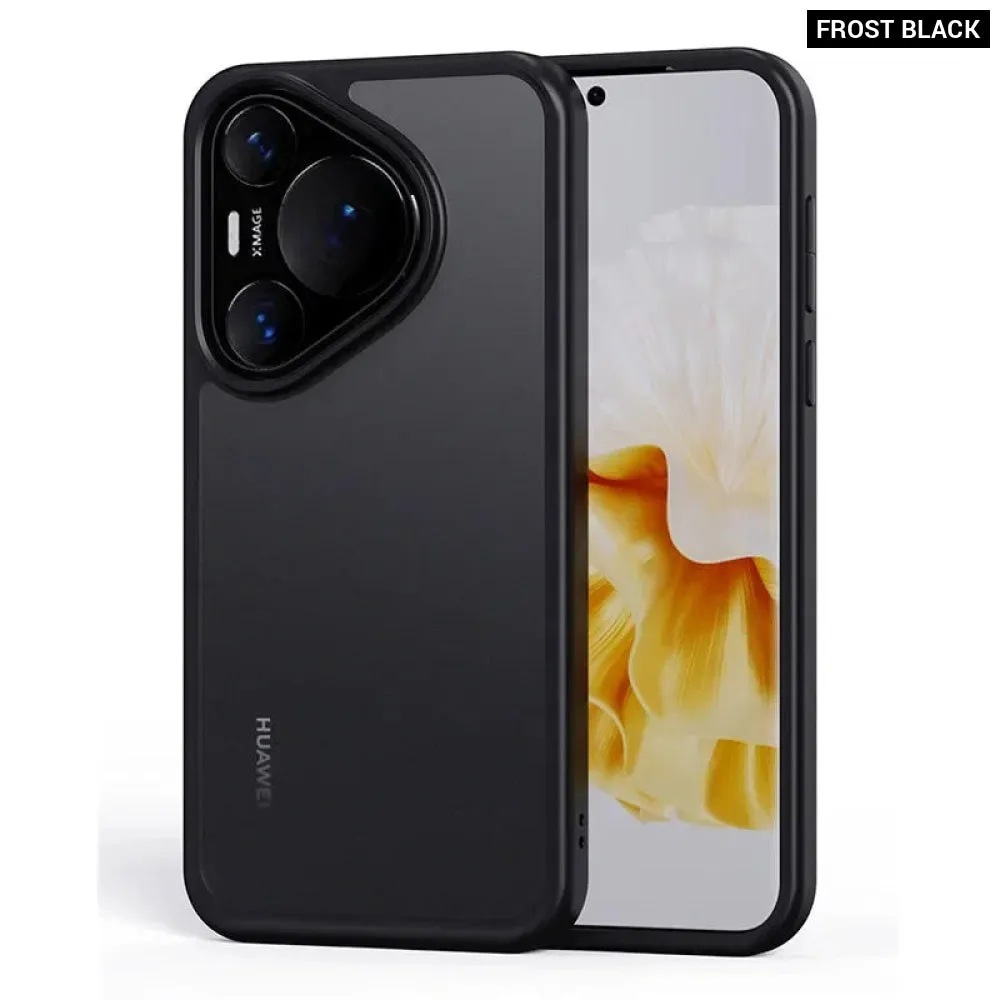 For Huawei Pura 70 Pro/ Pura 70 Ultra Style Shockproof Protective Clear Matte Slim Back Phone Case