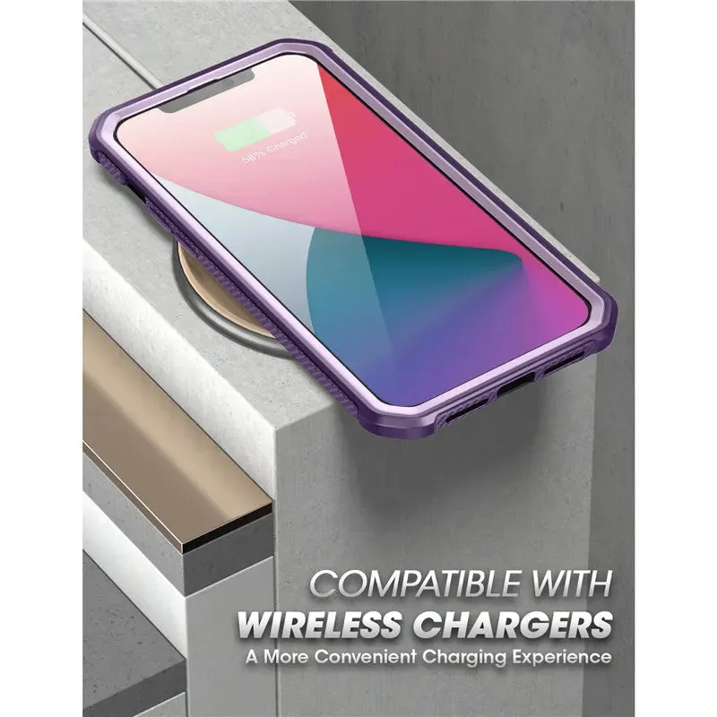 For Iphone 12 Mini 5.4 Inch 2020 Clear Hybrid Case With Built-In Screen Protector