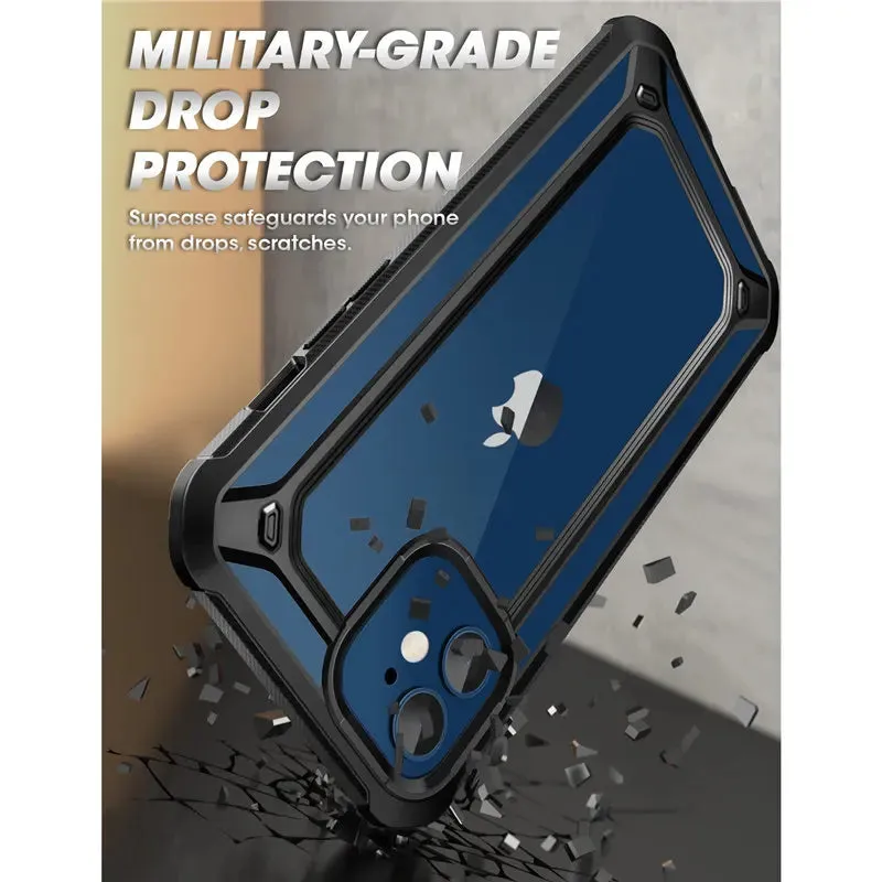 For Iphone 12 Mini 5.4 Inch 2020 Clear Hybrid Case With Built-In Screen Protector