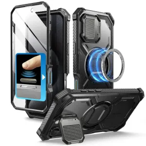 For Iphone 16 Pro Max 6.8" Armorbox Full-body Rugged Bumper Phone Case with Built-in Screen Protector