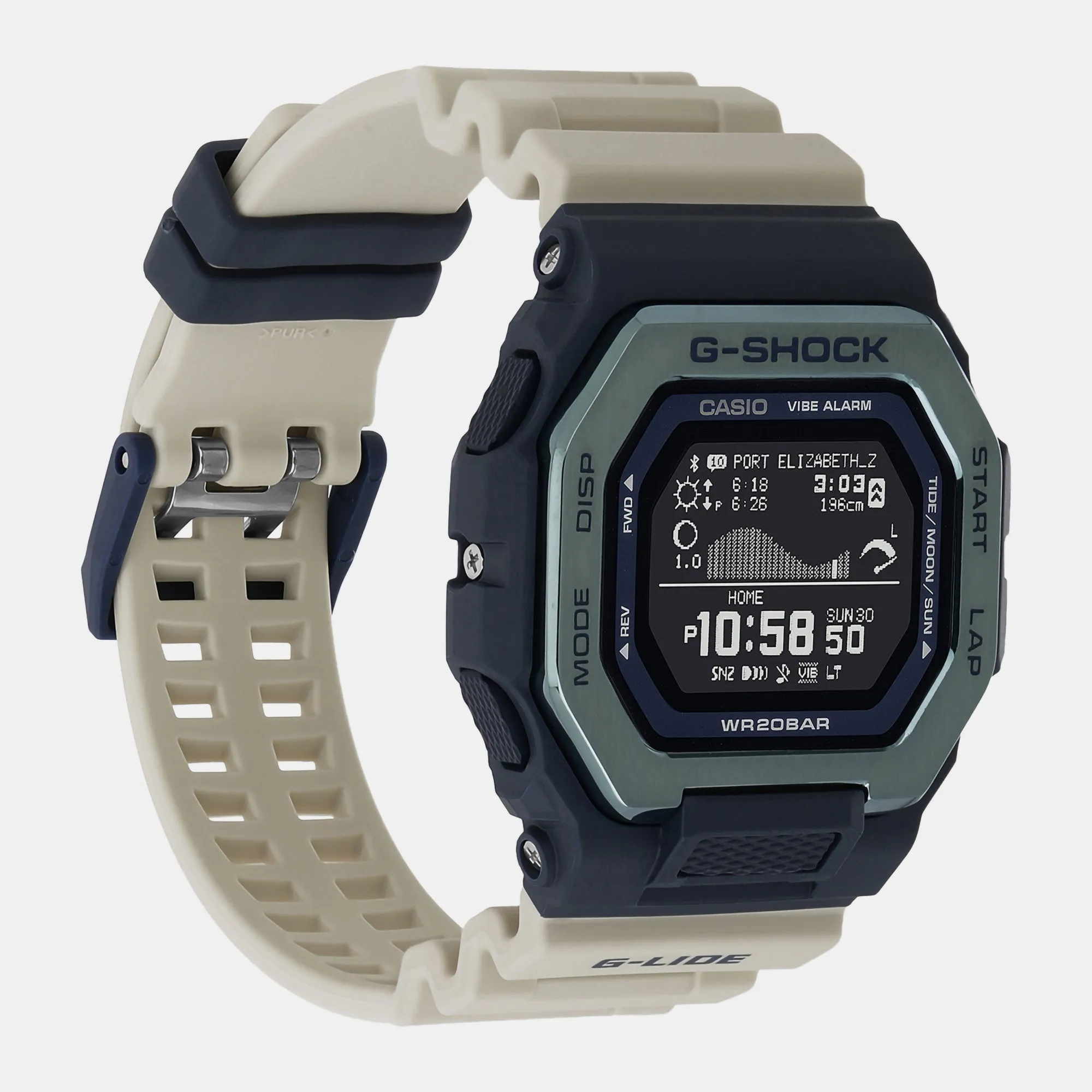 G-Shock Blue Men's Digital Resin Watch G1390 - GBX-100TT-2DR