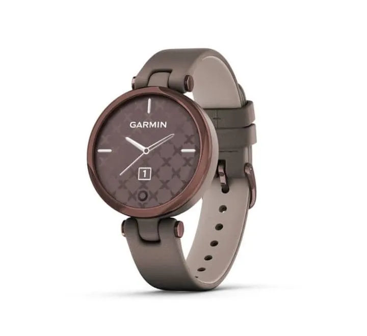 GARMIN Lily-Classic Edition Smart Watch with Paloma Leather (Cocoa)