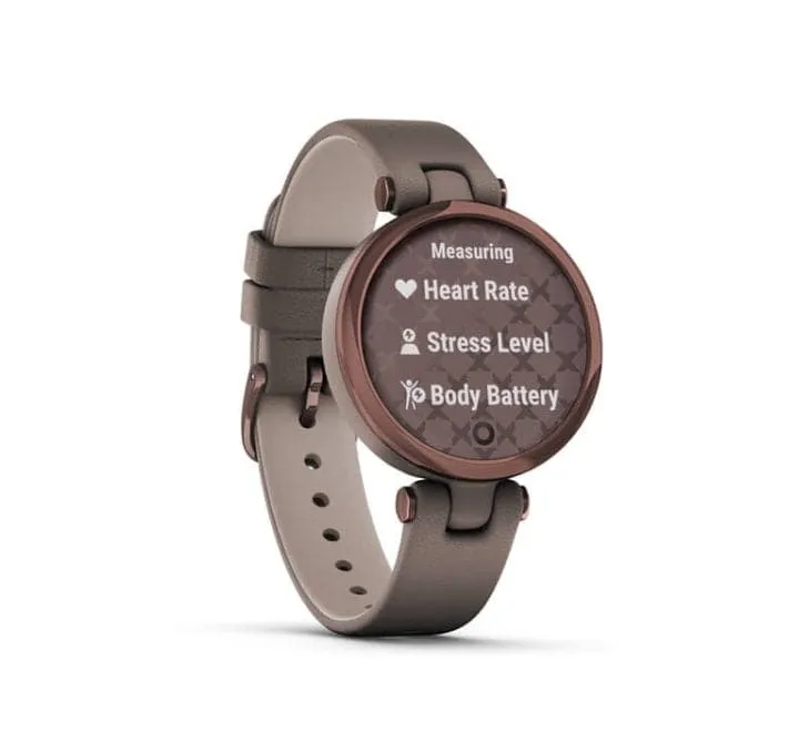 GARMIN Lily-Classic Edition Smart Watch with Paloma Leather (Cocoa)