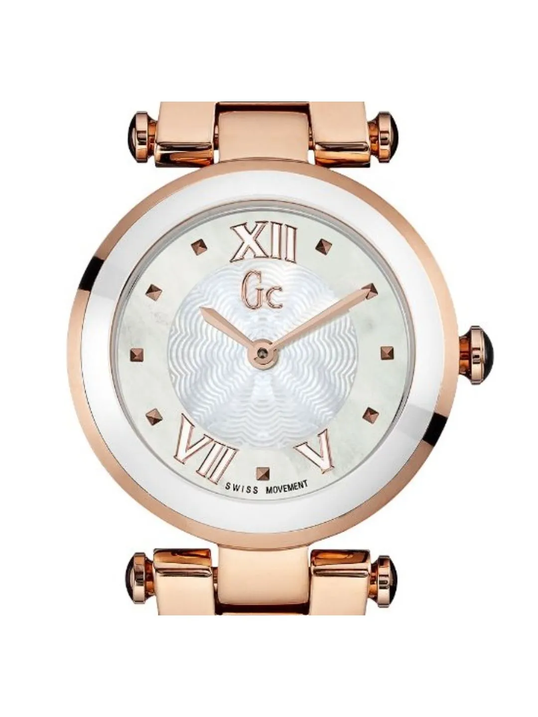 GC Ladies Wrist Watch White - Y07004L1