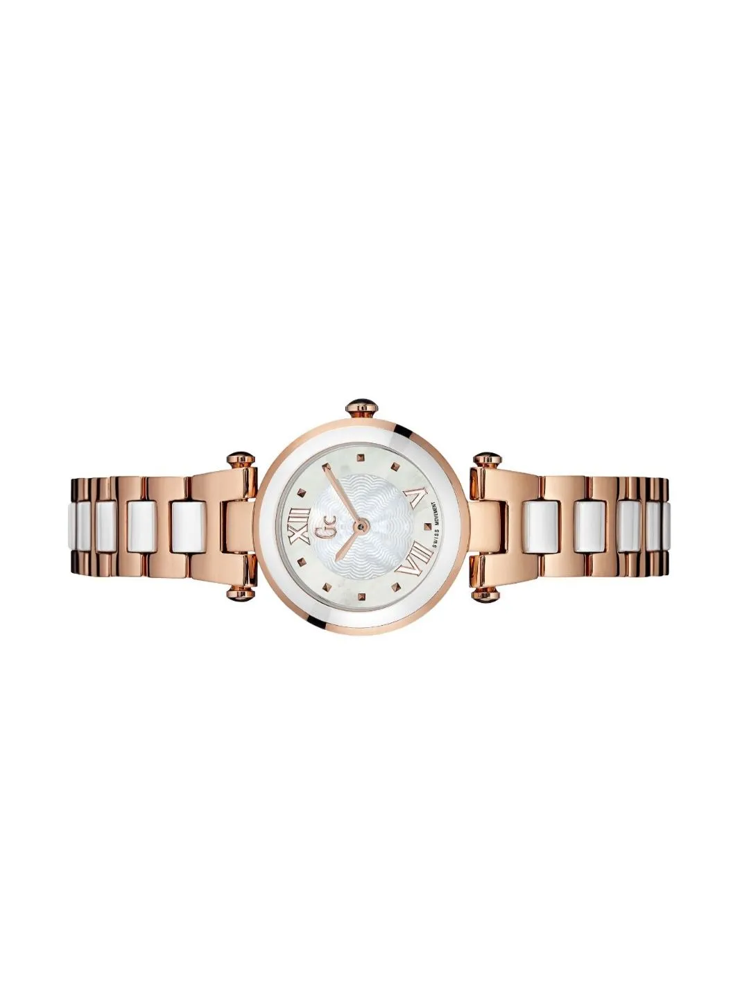 GC Ladies Wrist Watch White - Y07004L1
