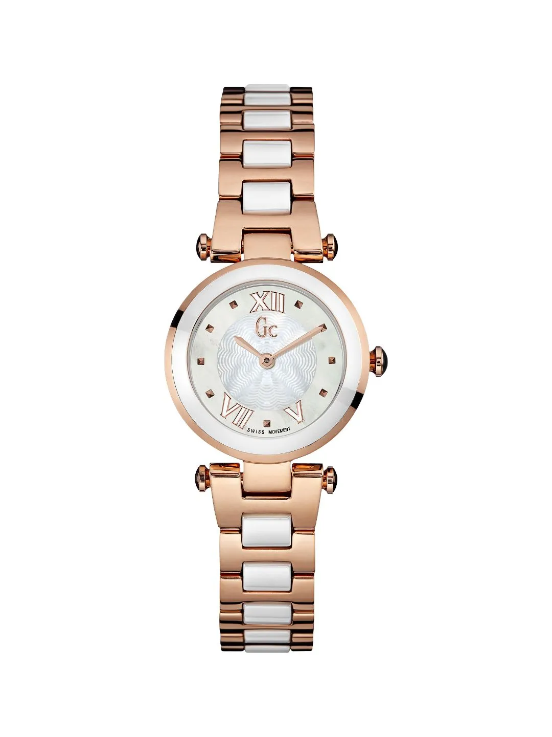 GC Ladies Wrist Watch White - Y07004L1