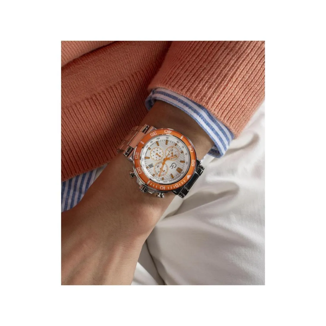 GC Men White Dial 44 mm Analog Watch- Z14010G1MF