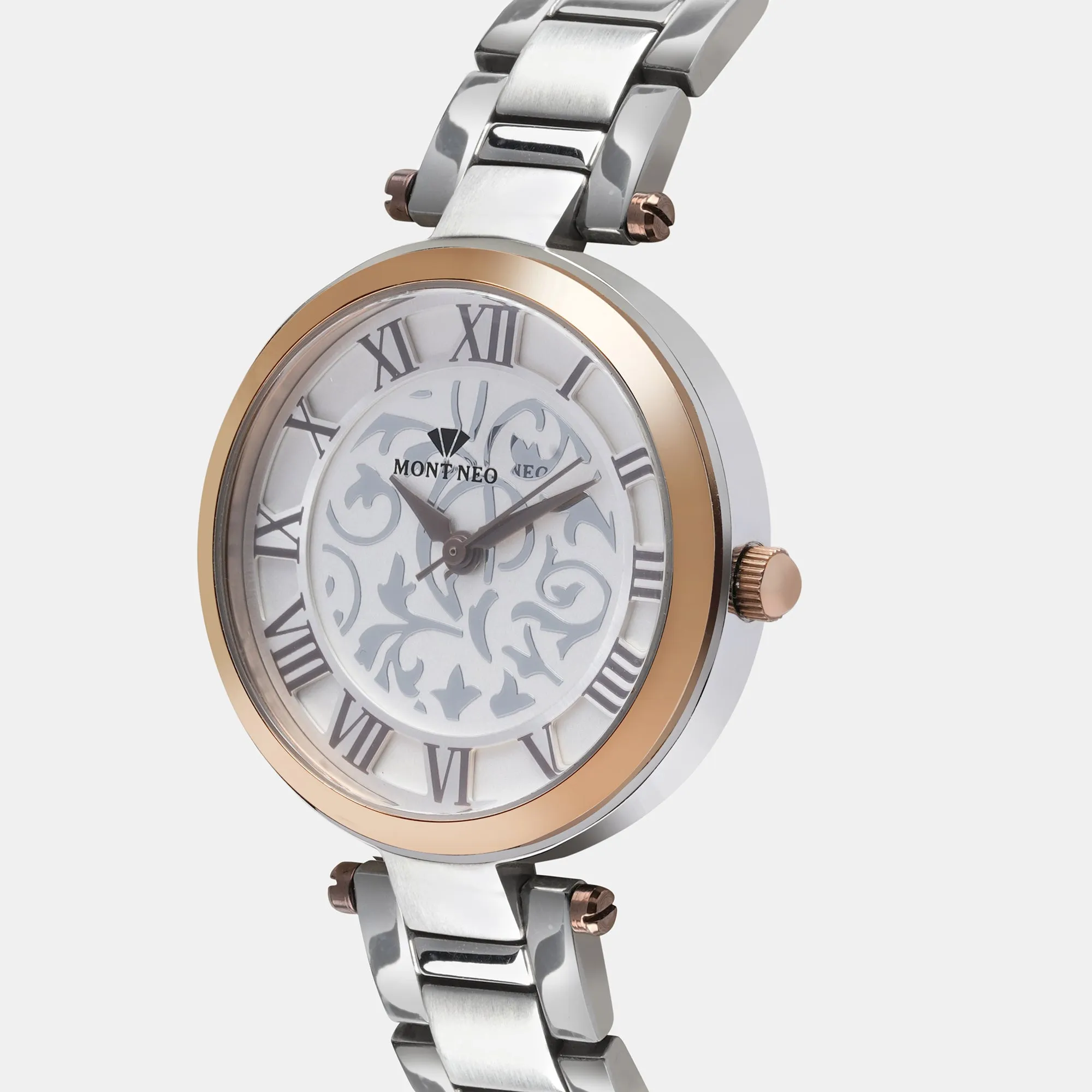 Glamorous Silver Analog Women Stainless Steel Watch 7502T-M1603