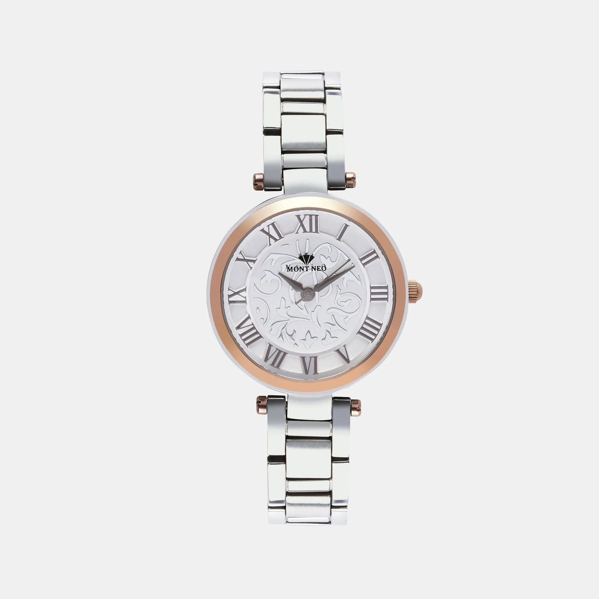 Glamorous Silver Analog Women Stainless Steel Watch 7502T-M1603