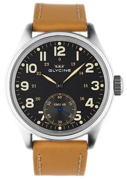 Glycine Watch KMU 48 Big Second 6 Hours
