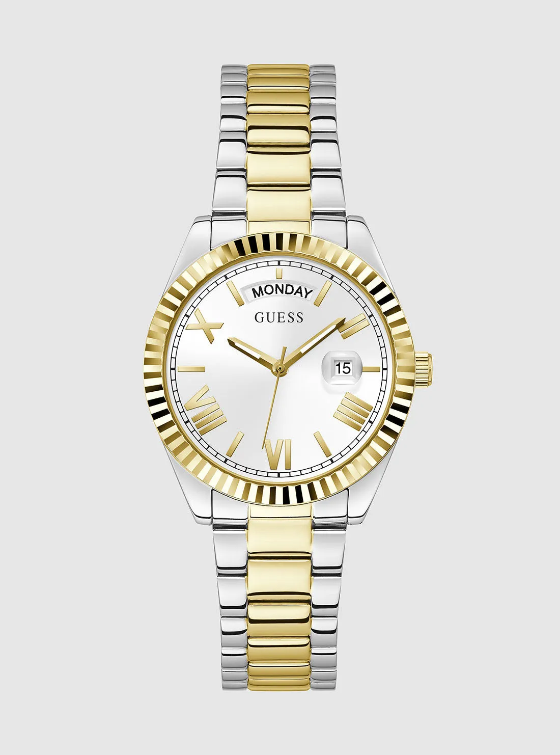 Gold Silver Luna Link Watch