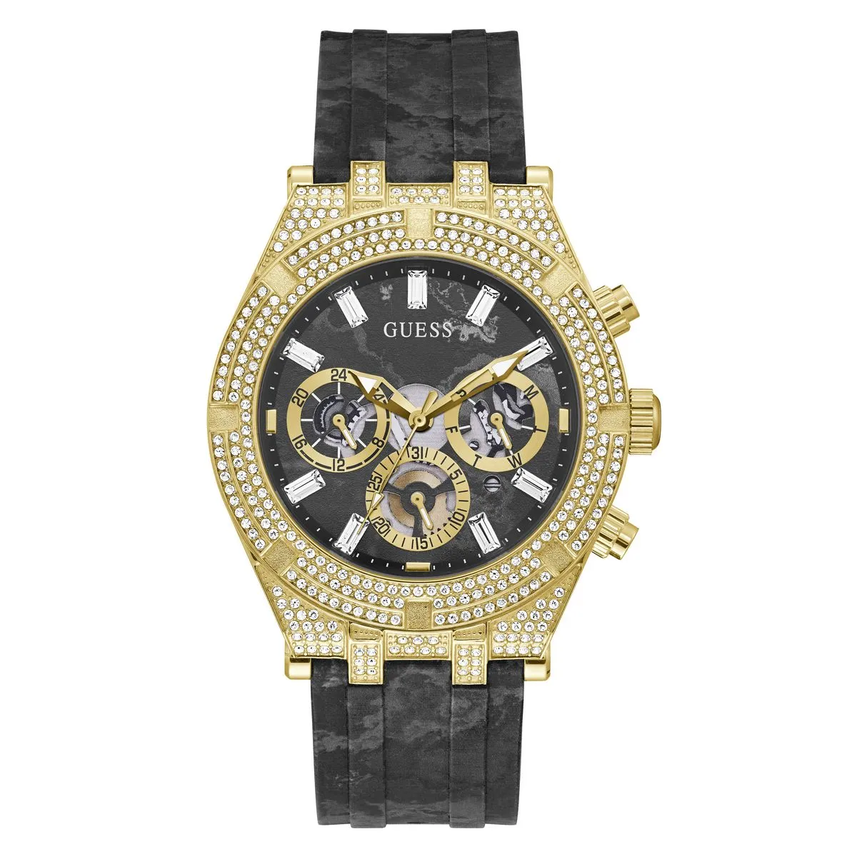 Guess Gold Dial Men Analog Watch - GW0418G2