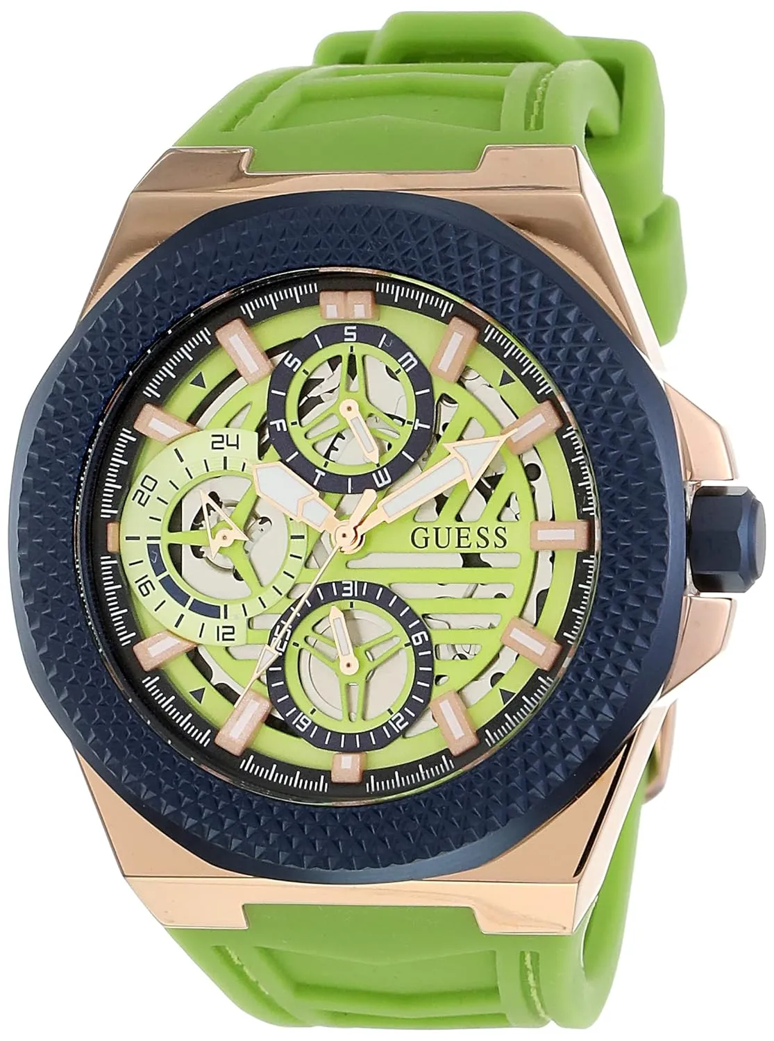 Guess Green Dial Men Analog Watch - GW0577G3