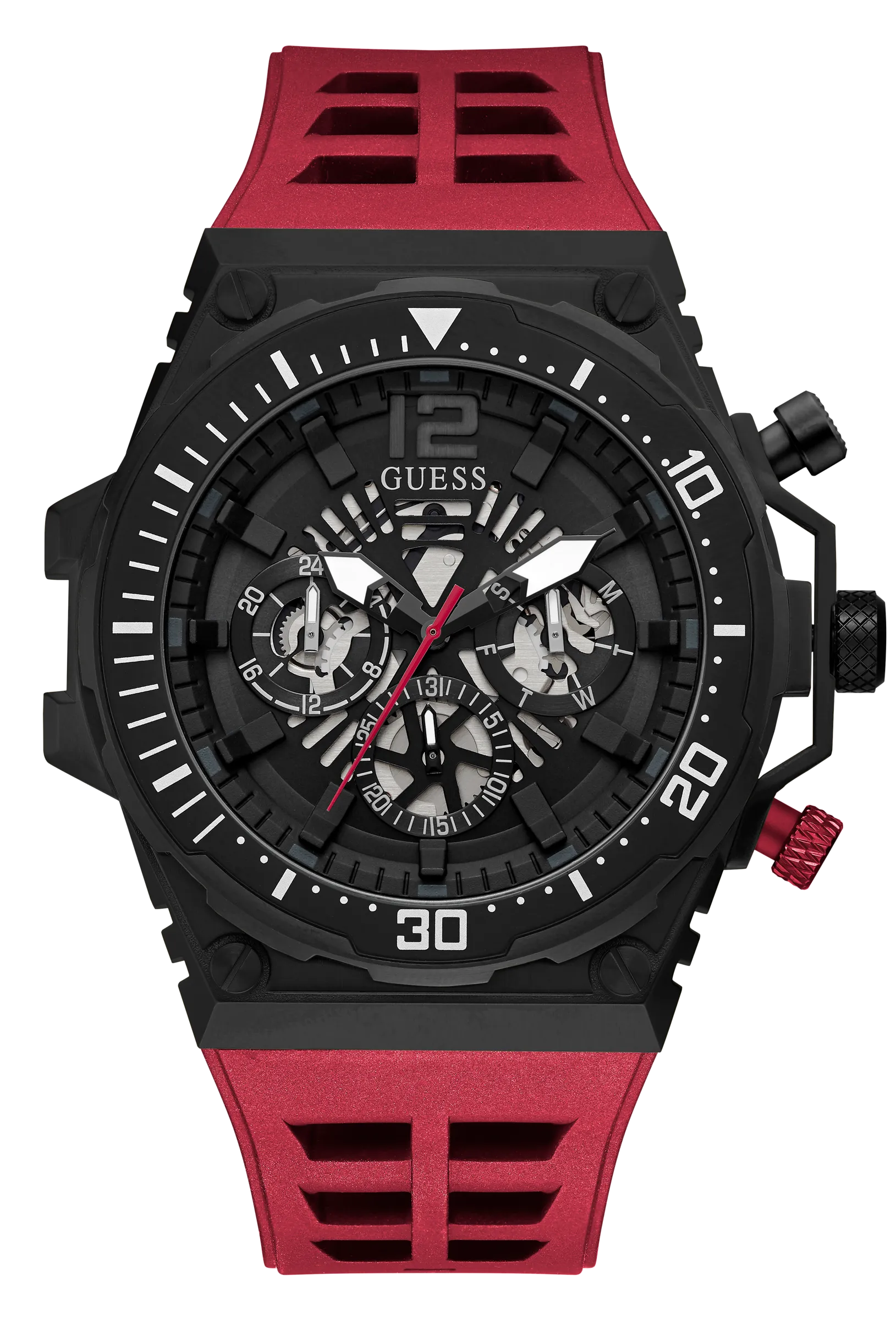 Guess Men Black Dial Analog Watch - GW0325G3