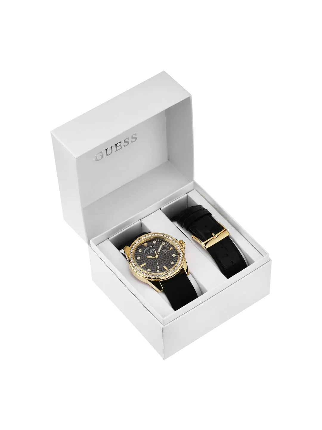 Guess Mens Boxed Sets Black Watch - GW0297G1