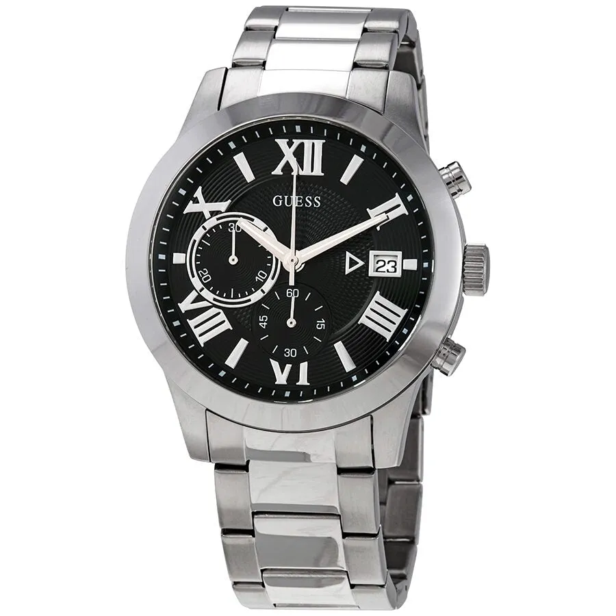 Guess Modern Classic Chronograph Quartz Black Dial Men's Watch W0668G3