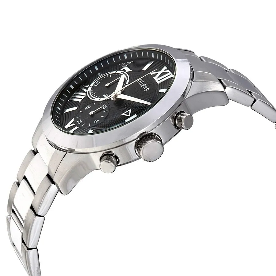 Guess Modern Classic Chronograph Quartz Black Dial Men's Watch W0668G3