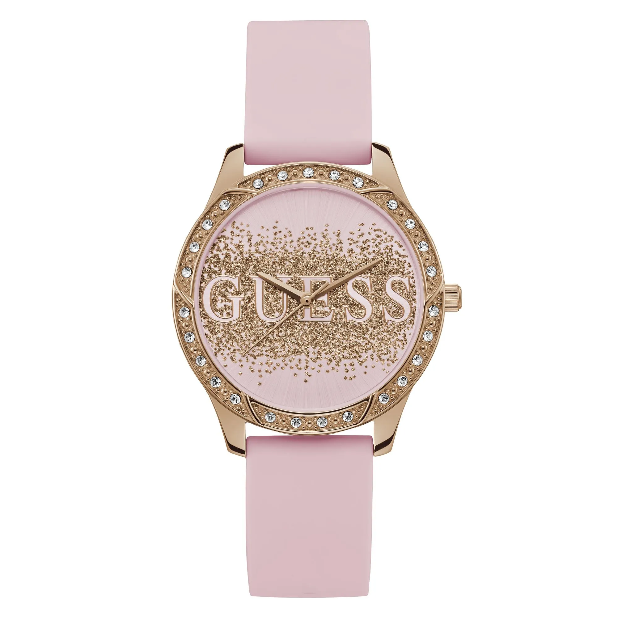 Guess Pink Dial Women Analog Watch - U1356L3M