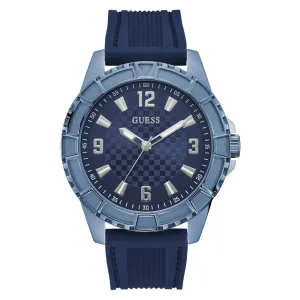 Guess Sport 50 mm Size Blue Dial Men Analog Watch - U1364G3M