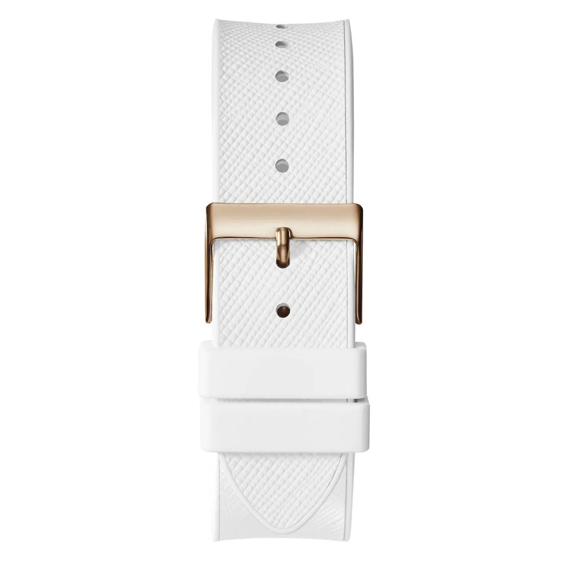 Guess Trend 37.1 mm Size White Dial Women Chronograph Watch - GW0105L3