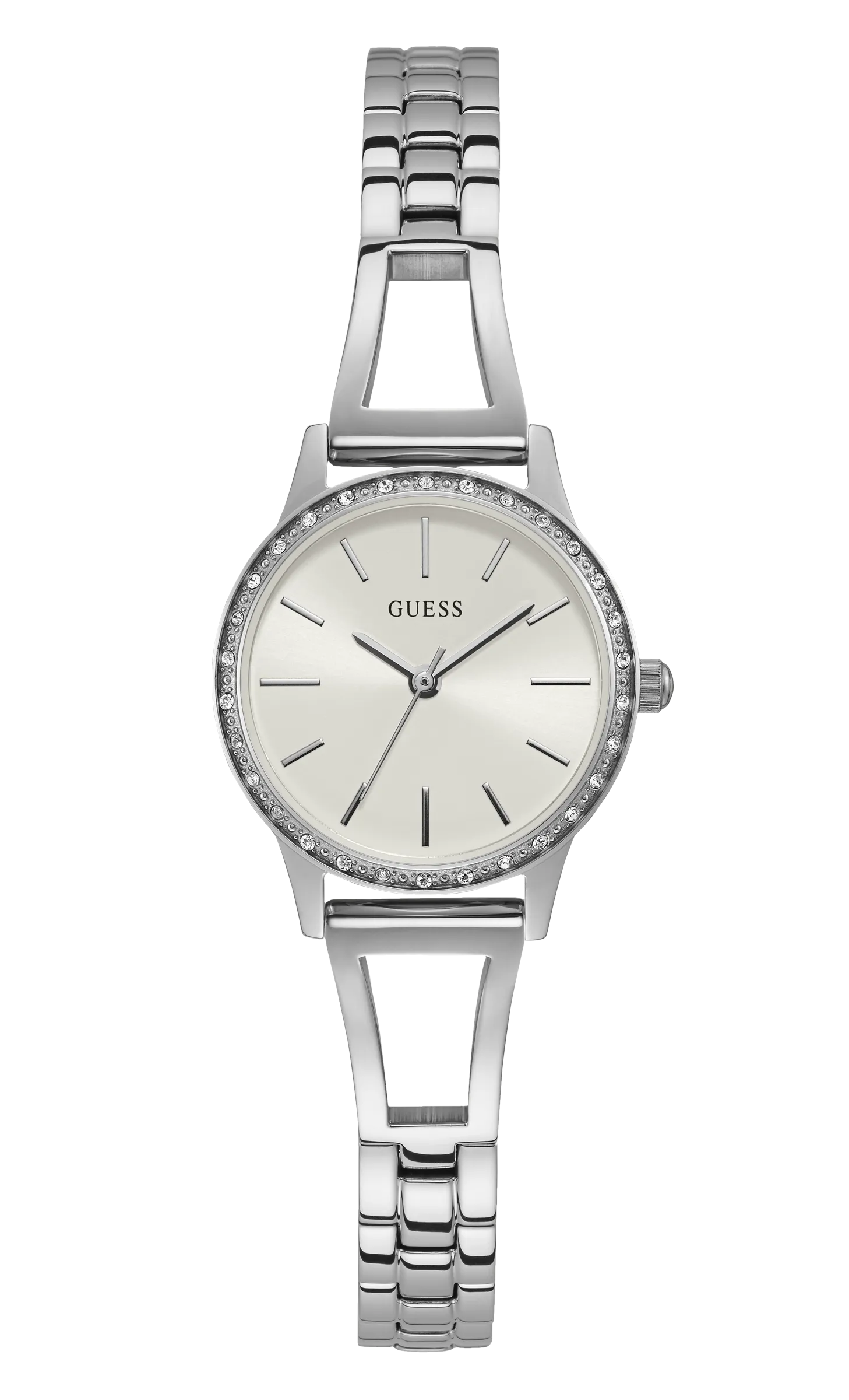 Guess Women White Dial Analog Watch - GW0025L1