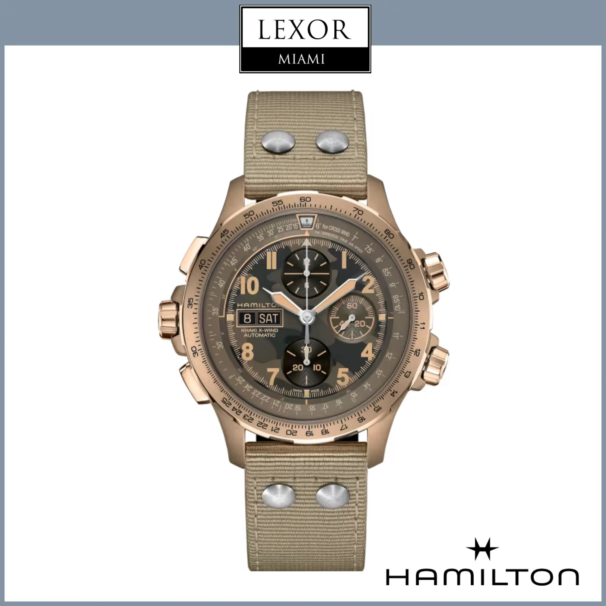 Hamilton Watches KHAKI AVIATIONX-WIND AUTO CHRONO H77916920