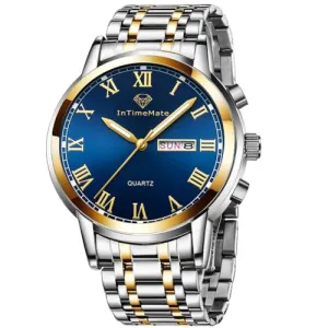 INTIMEMATE Stainless Steel Watches for Men