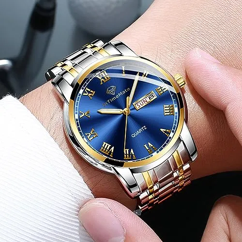 INTIMEMATE Stainless Steel Watches for Men