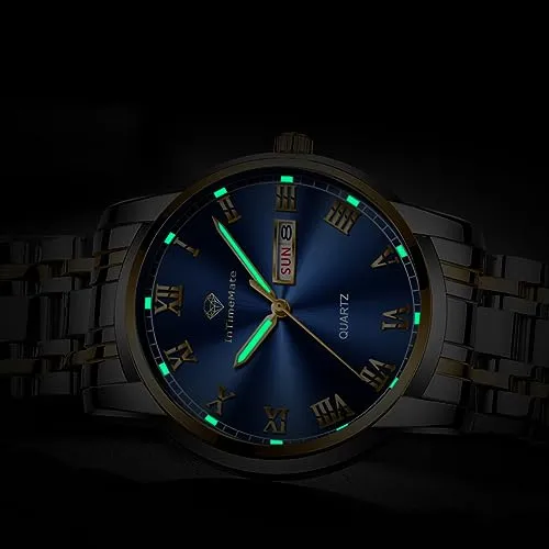 INTIMEMATE Stainless Steel Watches for Men