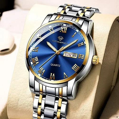 INTIMEMATE Stainless Steel Watches for Men