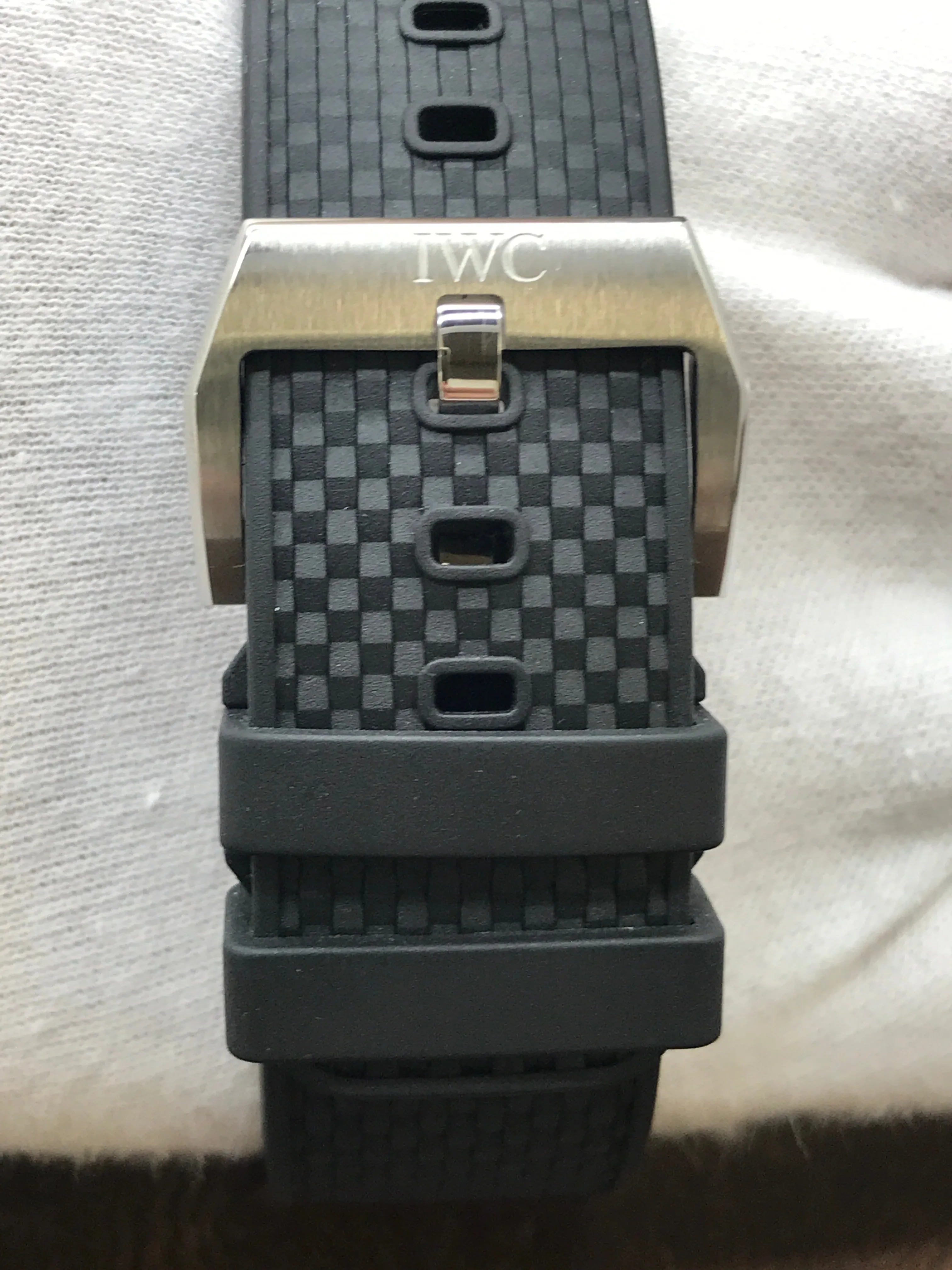 IWC Aquatimer Chronograph La Cumbre Volcano Galapagos IW379505 Black Dial Automatic Men's Watch