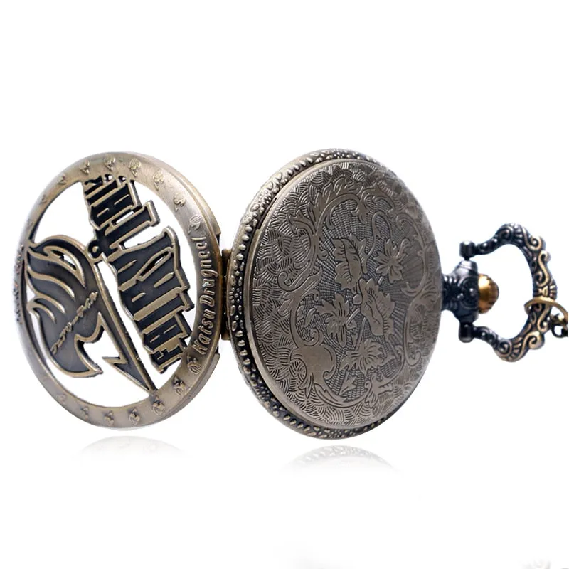 Japan Cartoon Anime Fairy Tail  Design Modern Pocket Watch