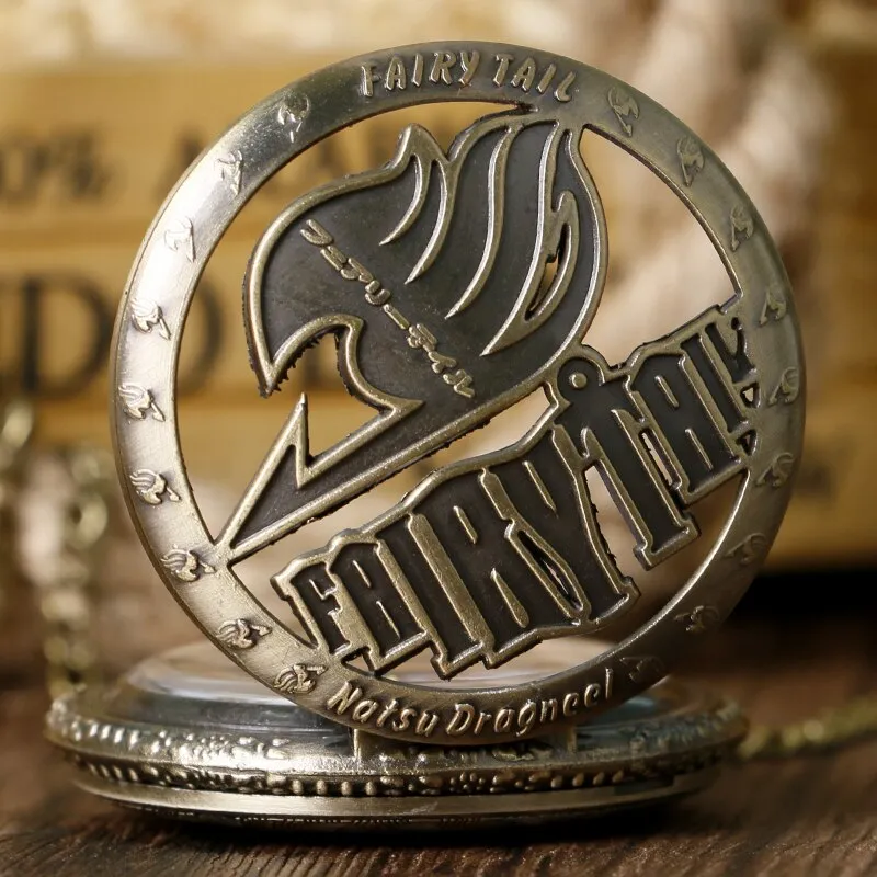 Japan Cartoon Anime Fairy Tail  Design Modern Pocket Watch