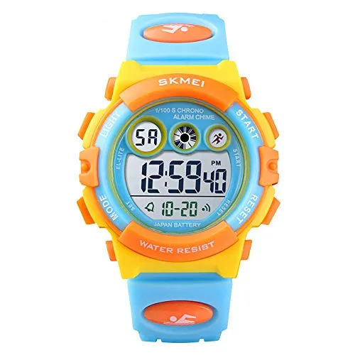 Kids Digital Sport Outdoor Waterproof Watches Ages 5-10